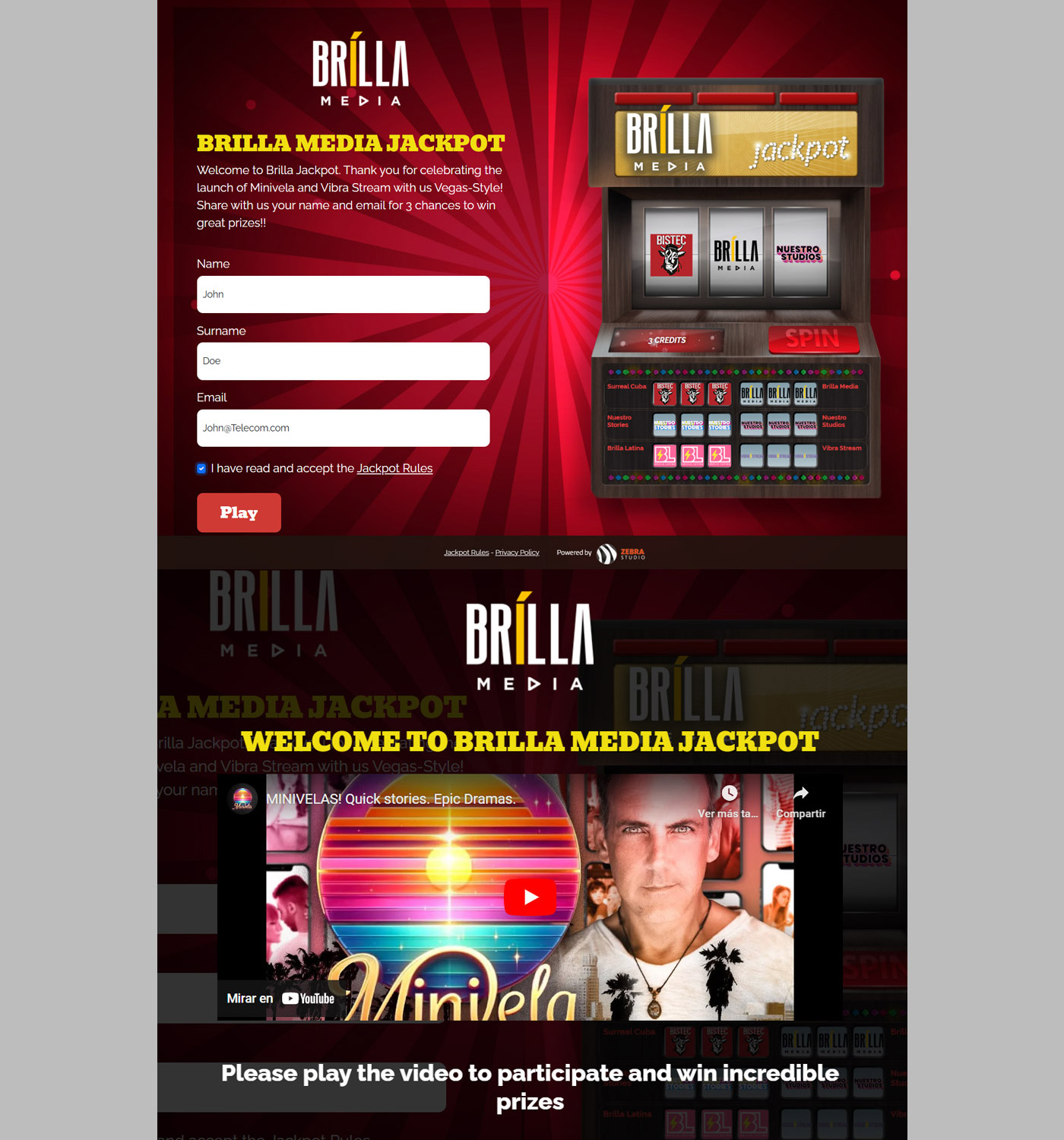 Brilla Media Jack Pot